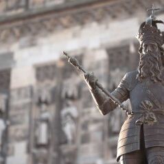 Statue von Giuseppe Garibaldi - Karlspreisverleihung